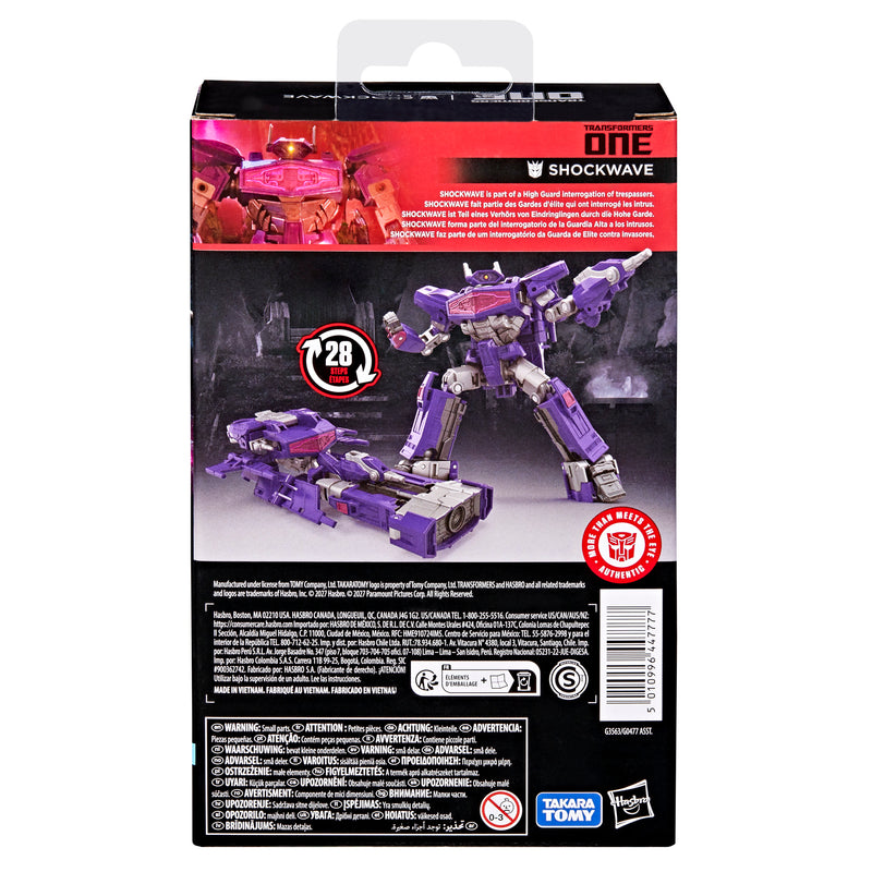 Transformers Studio Series Transformers ONE Deluxe Class Shockwave (Preorder Q1 2027)