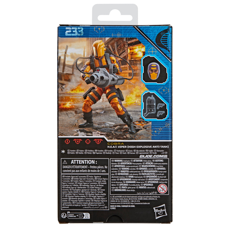 G.I. Joe Classified Series #253 H.E.A.T. Viper (Preorder Q1 2027) - Collectables > Action Figures > toys -  Hasbro