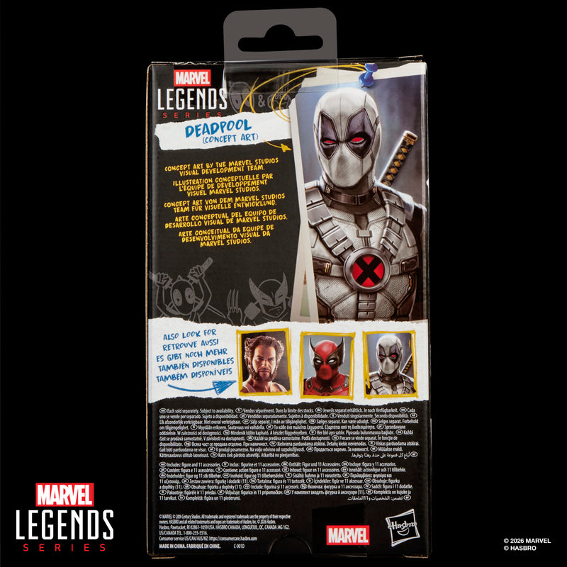 Marvel Legends Series Deadpool (Concept Art)