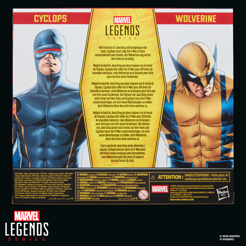 Marvel Legends Series X-Men Cyclops & Wolverine (Preorder Jan 2027) - Collectables > Action Figures > toys -  Hasbro