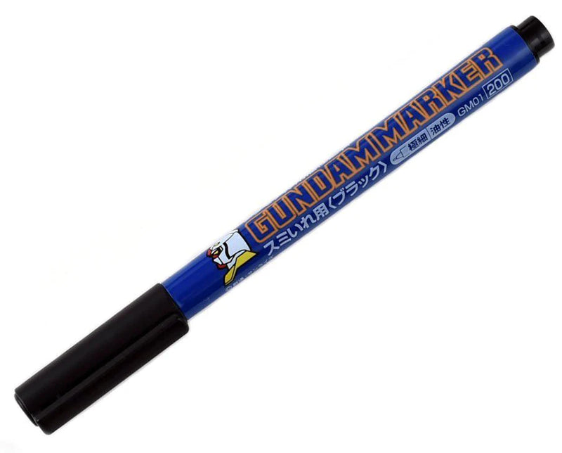 GSI Creos Gundam Marker Black (Fine) - accessory -  GSI Creos