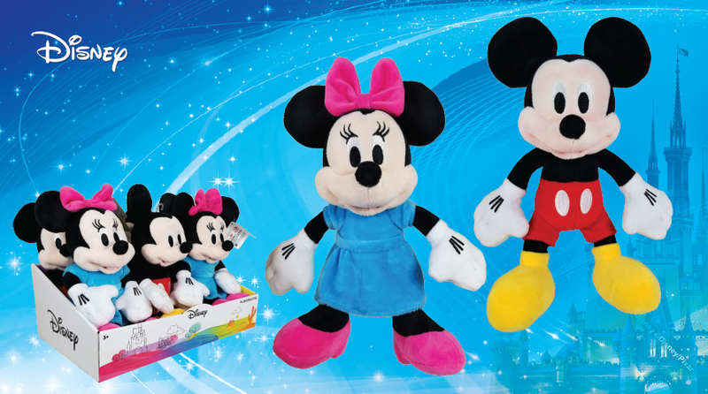 DISNEY PLUSH SMALL - MICKEY & MINNIE - plush -  disney