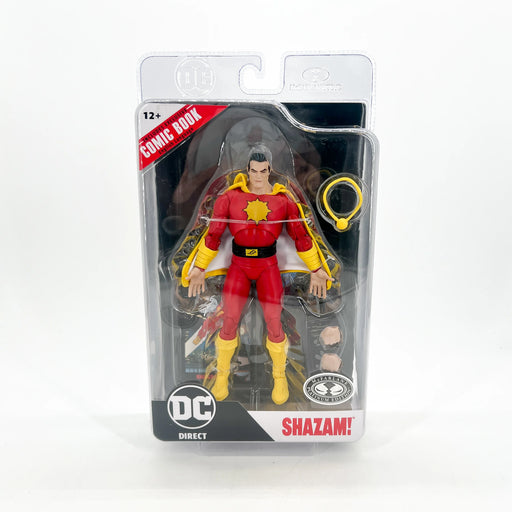 Dawn of DC DC Page Punchers Shazam 7" Action Figure with Comic - Platinum / Chase - Collectables > Action Figures > toy -  McFarlane Toys