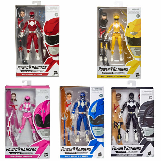 Mighty Morphin Power Rangers- Lightning Collection - Set of 5 - Collectables > Action Figures > toys -  Hasbro