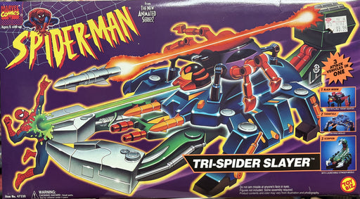 Spider-Man The Animated Series Tri-Spider Slayer Vehicle Toybiz - Collectables > Action Figures > toys -  Hasbro