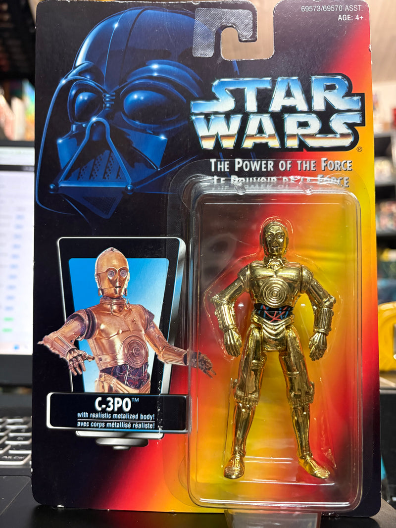 Star Wars The Power of the Force Red Card C-3PO - Action & Toy Figures -  Hasbro