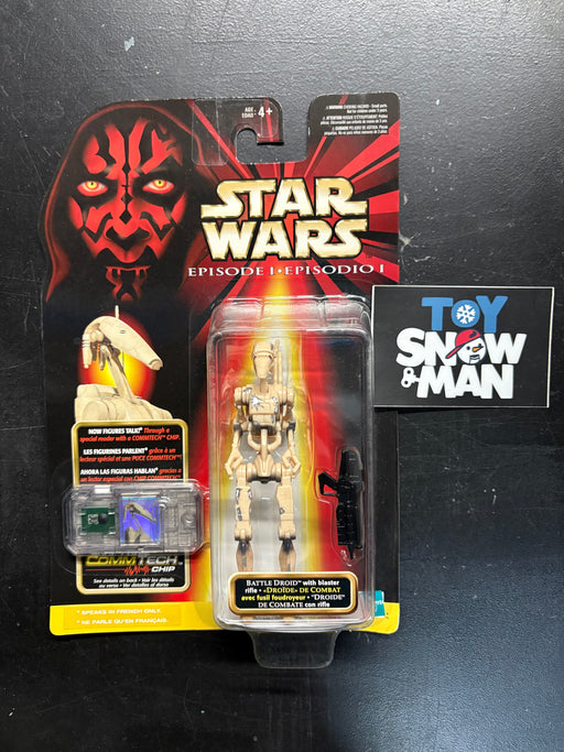 Star Wars Episode 1 Collection 1 CommTech Battle Droid "speaks in French only" - Action & Toy Figures -  Hasbro