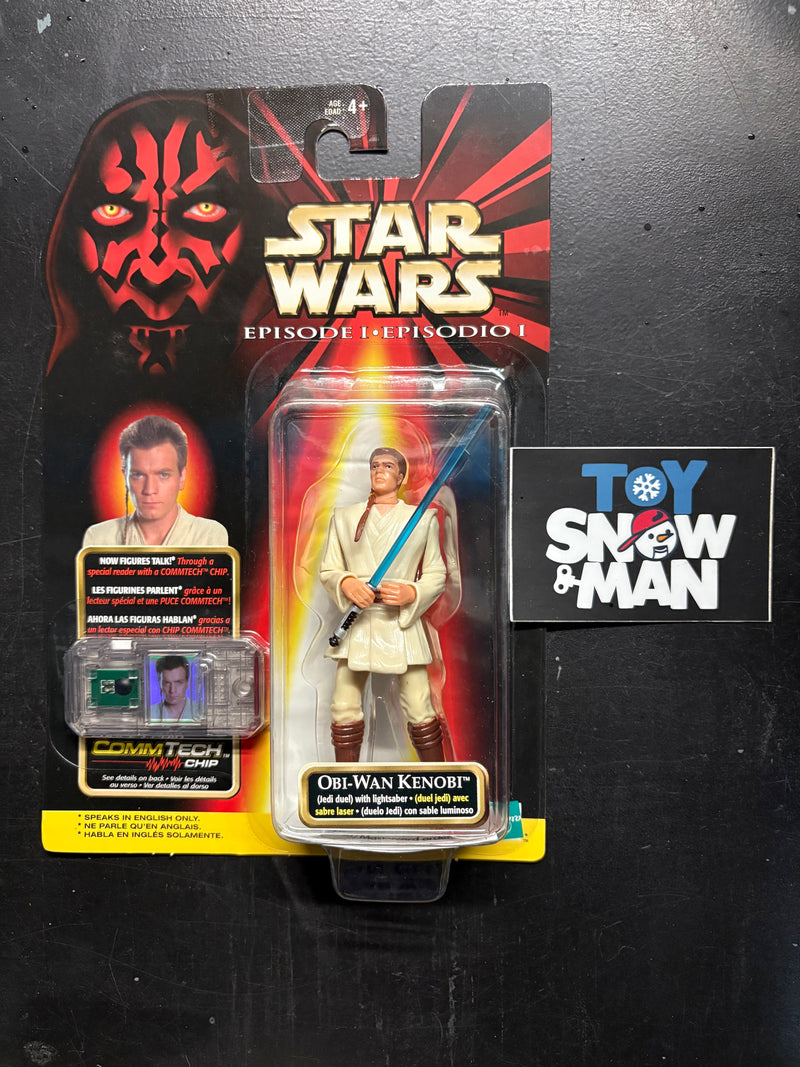 Star Wars Episode I: The Phantom Menace Obi-Wan Kenobi (Jedi Duel) "speaks in  English only" - Action & Toy Figures -  Hasbro