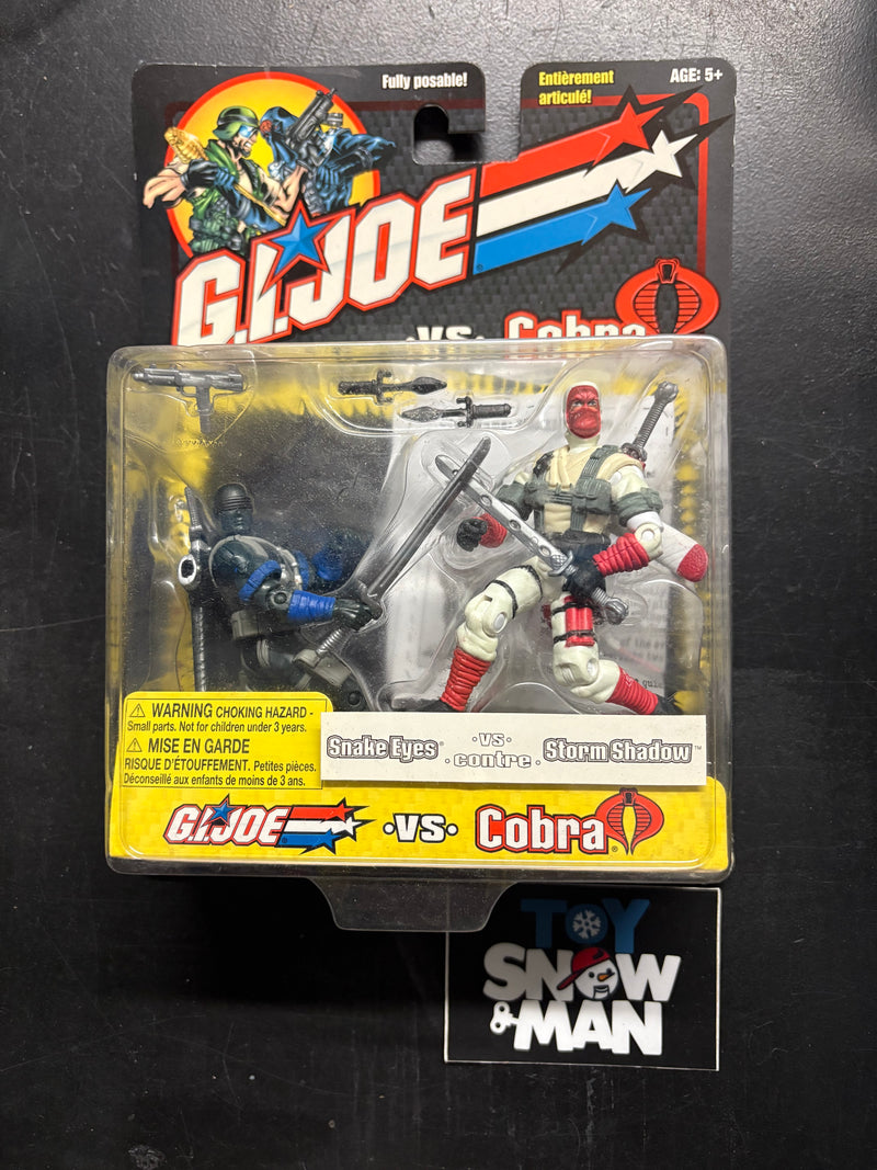 G.I. Joe vs. Cobra Snake Eyes vs. Storm Shadow -  -  Super7