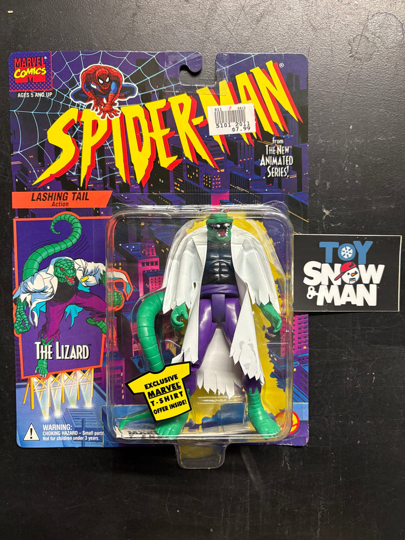 1994 Toy Biz Spider-Man Animated Series The Lizard "Lashing Tail Action" - Action & Toy Figures -  Toy Biz