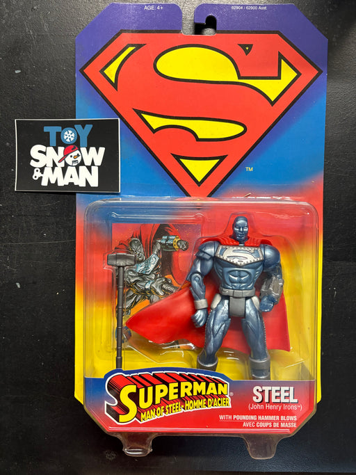 1995 Kenner Superman: Man of Steel Steel (John Henry Irons) - Action & Toy Figures -  Toy Biz