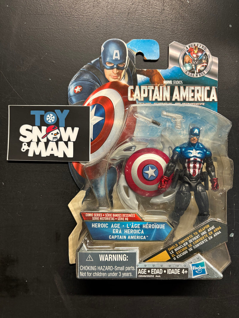 Marvel Captain America The First Avenger Heroic Age Captain America - Collectables > Action Figures > toy -  Hasbro