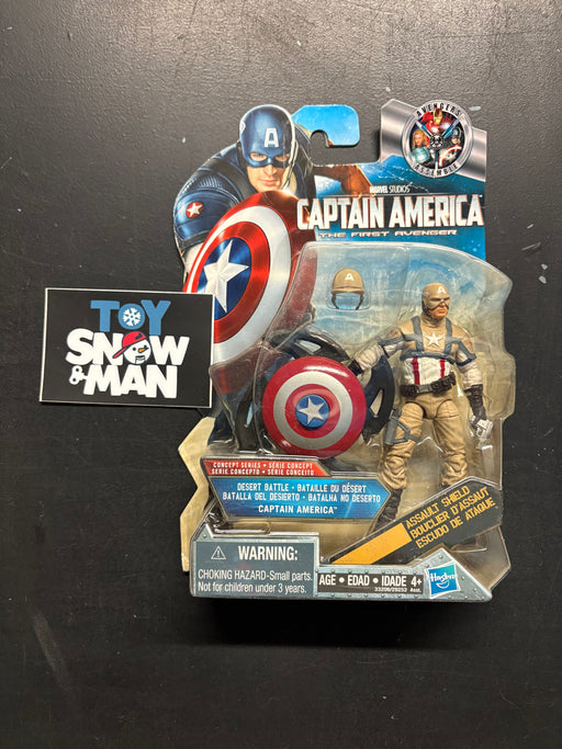 Captain America The First Avenger Concept Series Desert Battle - Collectables > Action Figures > toy -  Hasbro