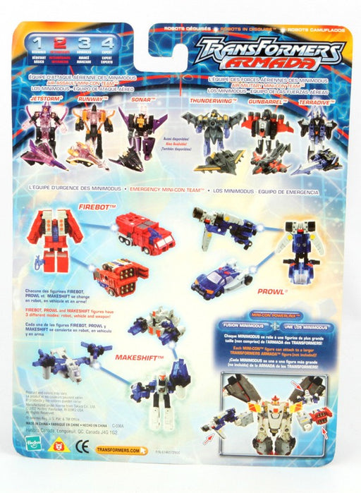 Transformers Armada Firebot Makeshift Prowl Figure Set - Collectables > Action Figures > toys -  Hasbro