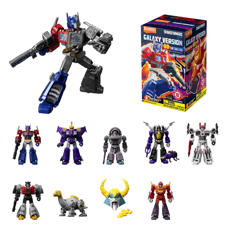 Blokees - Transformers Galaxy Version 08 - One Shall Fall - Set of 9 - Collectables > Action Figures > toys -  Blokees