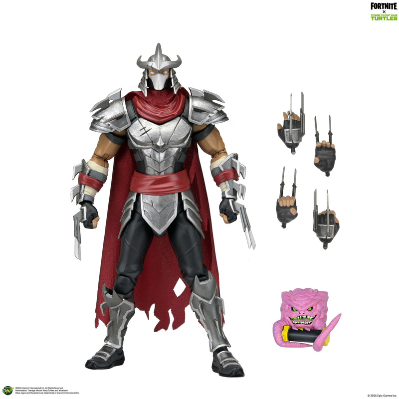 TMNT - Fortnite/Teenage Mutant Ninja Turtles - 7 Inch Scale Action Figure - Shredder (Preorder Q4 2026) - Collectables > Action Figures > toys -  Neca