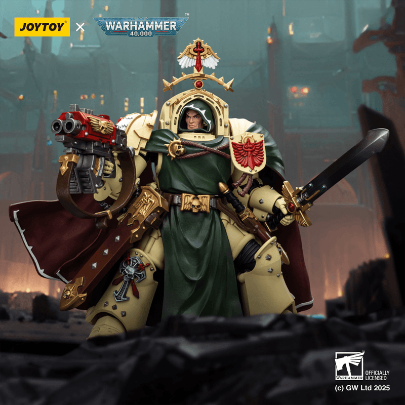 JoyToy - Warhammer 40K - Dark Angels - Belial, Grand Master of the Deathwing with the Sword of Silence and Storm Bolter - Collectables > Action Figures > toys -  Joy Toy