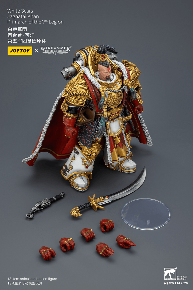 JoyToy - Warhammer 40K - White Scars - Jaghatai Khan Primarch of the Vth Legion (Preorder Q2 2026) - Collectables > Action Figures > toys -  Joy Toy