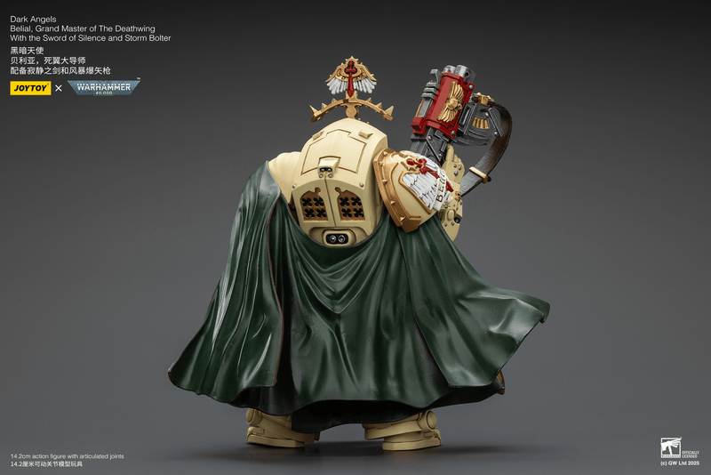 JoyToy - Warhammer 40K - Dark Angels - Belial, Grand Master of the Deathwing with the Sword of Silence and Storm Bolter - Collectables > Action Figures > toys -  Joy Toy