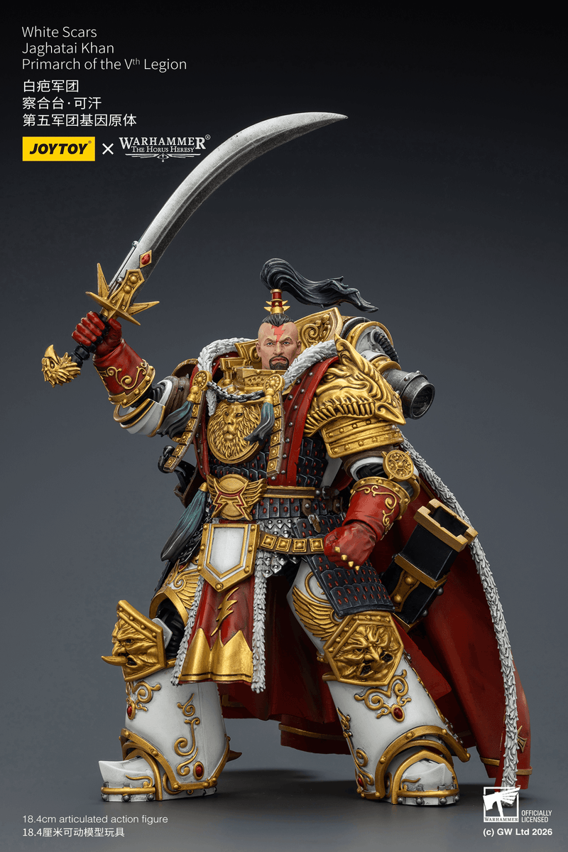 JoyToy - Warhammer 40K - White Scars - Jaghatai Khan Primarch of the Vth Legion (Preorder Q2 2026) - Collectables > Action Figures > toys -  Joy Toy