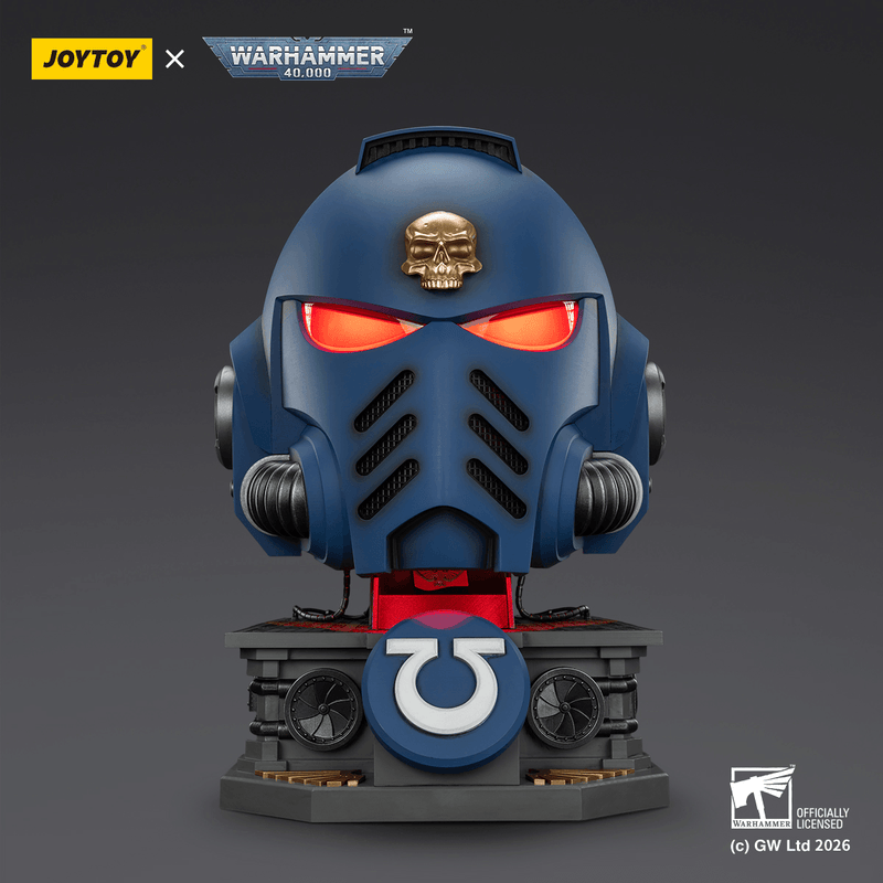 JOYTOY - Ultramarines Captain MkX Helmet & Display Stand (Preorder Q3 2026) - Action & Toy Figures -  Joy Toy