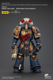 Warhammer 40K - Ultramarines - Relic Secundus Armour with Artificer Bolt Rifle, Chainsword and Bolt Pistol (Preorder December 2025) - Collectables > Action Figures > toys -  Joy Toy