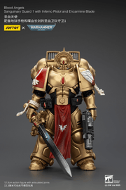 JoyToy - Warhammer 40K - Blood Angels - Sanguinary Guard 1 with Inferno Pistol and Encarmine Blade - Collectables > Action Figures > toys -  Joy Toy