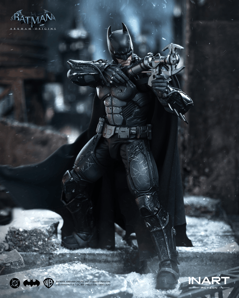 INART Action - Batman: Arkham Origins - Batman (Battle Damaged Version) (Preorder Dec 2026) - Collectables > Action Figures > toys -  Queen Studios