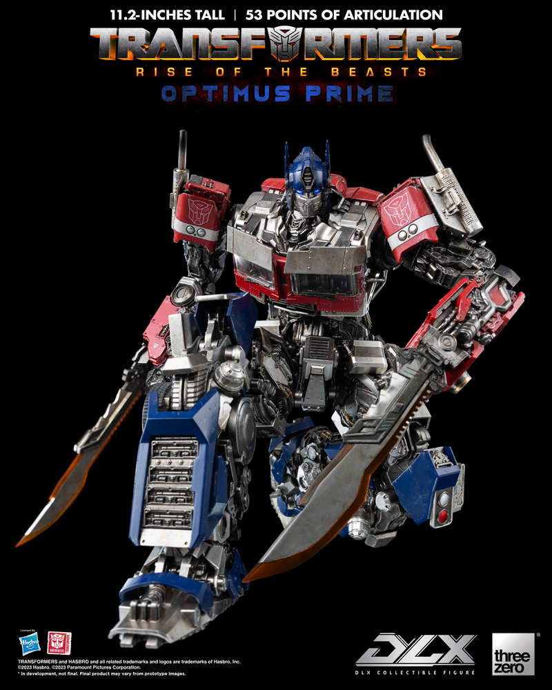 Three Zero - Transformers: Rise of the Beasts - DLX Optimus Prime (preorder Q1 2024) - Collectables > Action Figures > toys -  ThreeZero