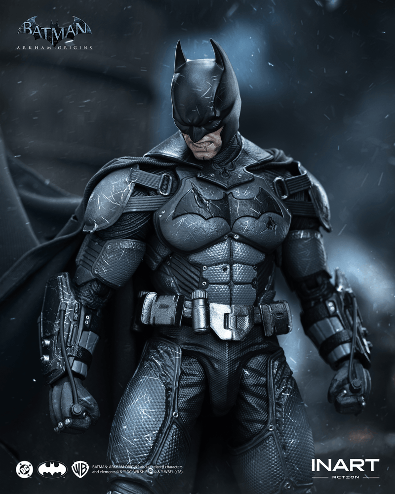 INART Action - Batman: Arkham Origins - Batman (Battle Damaged Version) (Preorder Dec 2026) - Collectables > Action Figures > toys -  Queen Studios