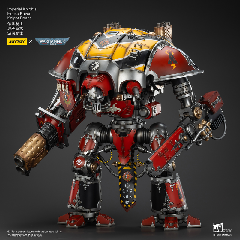 Warhammer 40K - Imperial Knights - House Raven Knight Errant (Preorder December 2025) - Collectables > Action Figures > toys -  Joy Toy