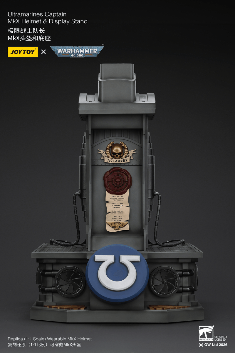 JOYTOY - Ultramarines Captain MkX Helmet & Display Stand (Preorder Q3 2026) - Action & Toy Figures -  Joy Toy