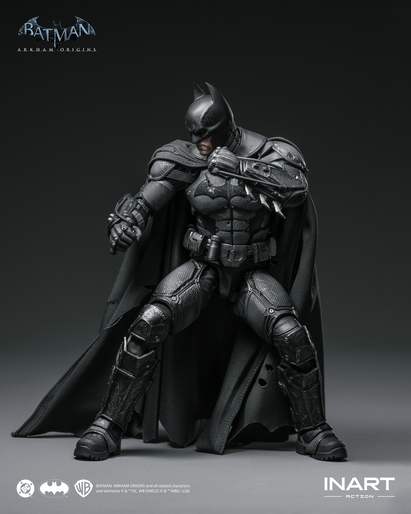 INART Action - Batman: Arkham Origins - Batman (Battle Damaged Version) (Preorder Dec 2026) - Collectables > Action Figures > toys -  Queen Studios
