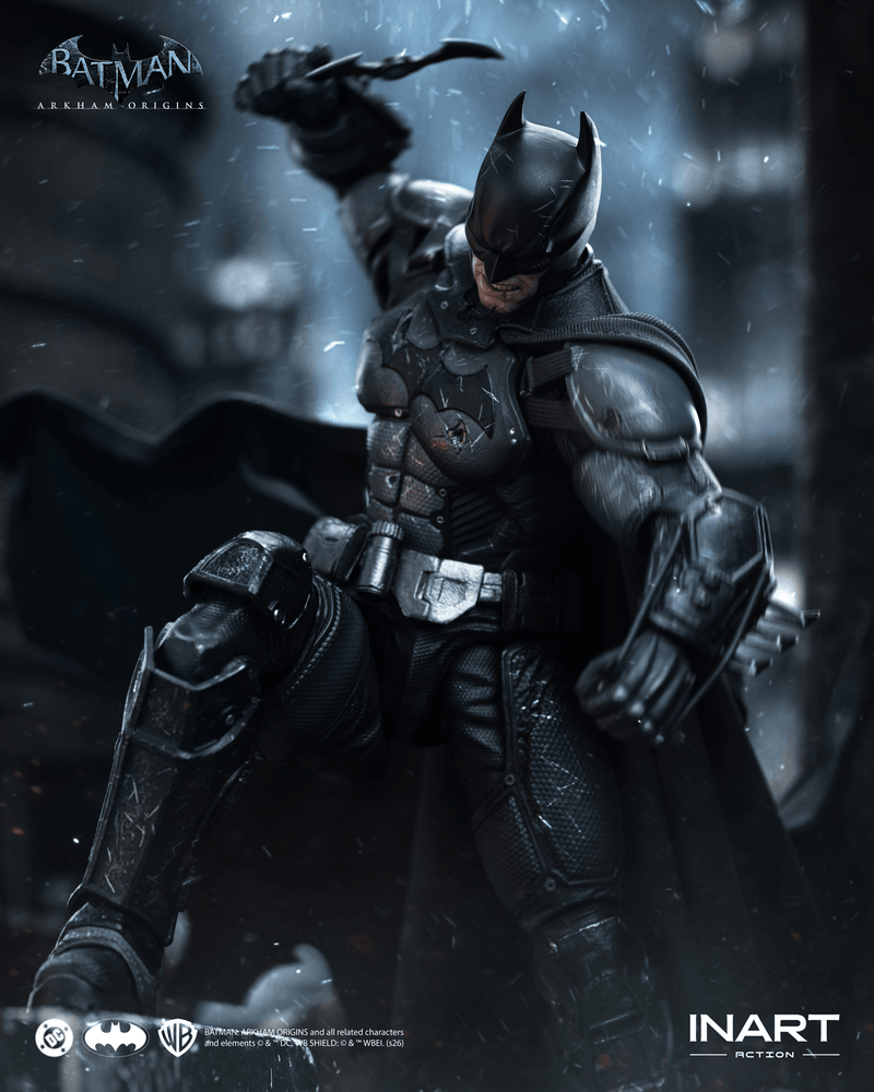 INART Action - Batman: Arkham Origins - Batman (Battle Damaged Version) (Preorder Dec 2026) - Collectables > Action Figures > toys -  Queen Studios
