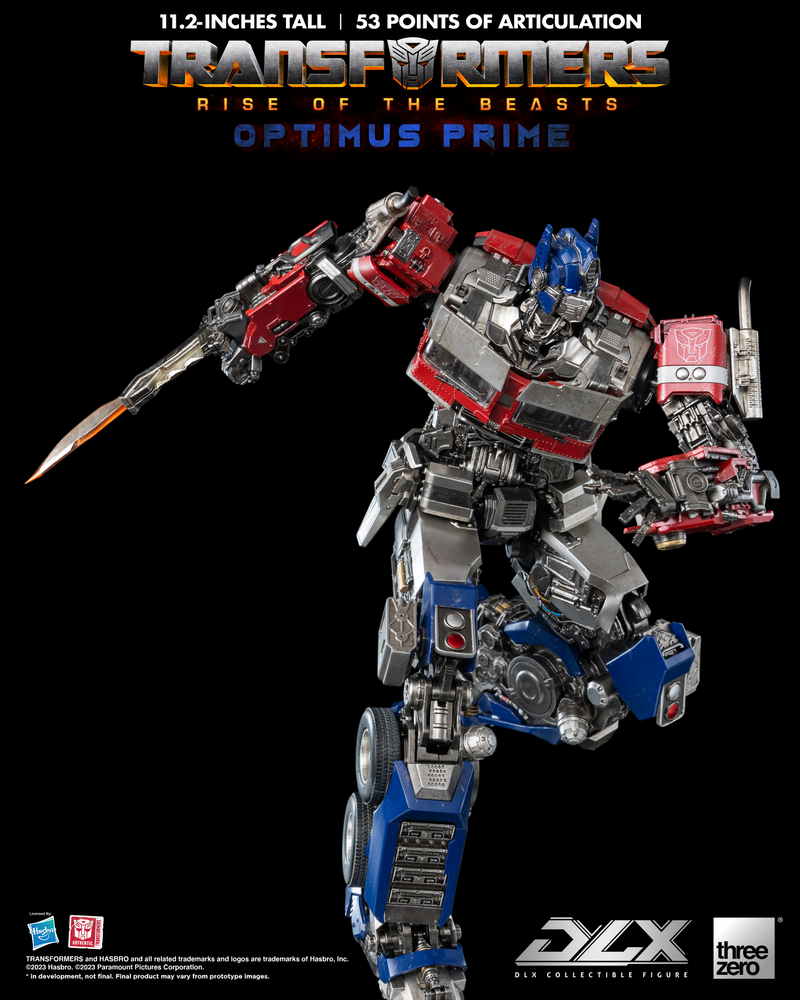 Three Zero - Transformers: Rise of the Beasts - DLX Optimus Prime (preorder Q1 2024) - Collectables > Action Figures > toys -  ThreeZero