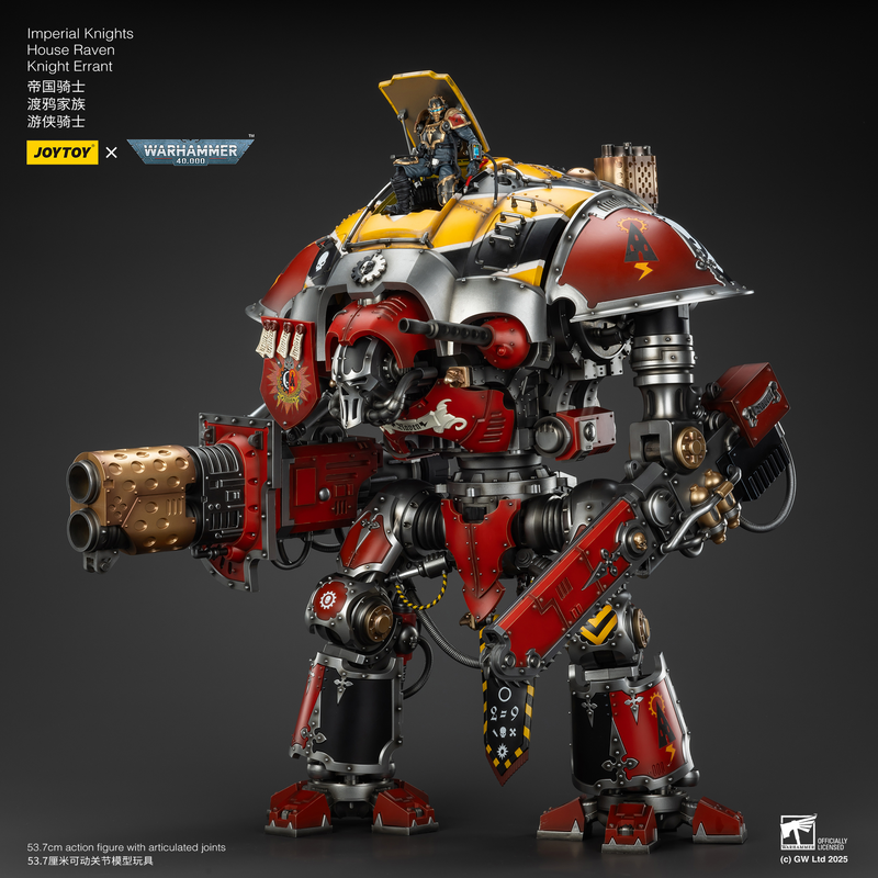 Warhammer 40K - Imperial Knights - House Raven Knight Errant (Preorder December 2025) - Collectables > Action Figures > toys -  Joy Toy