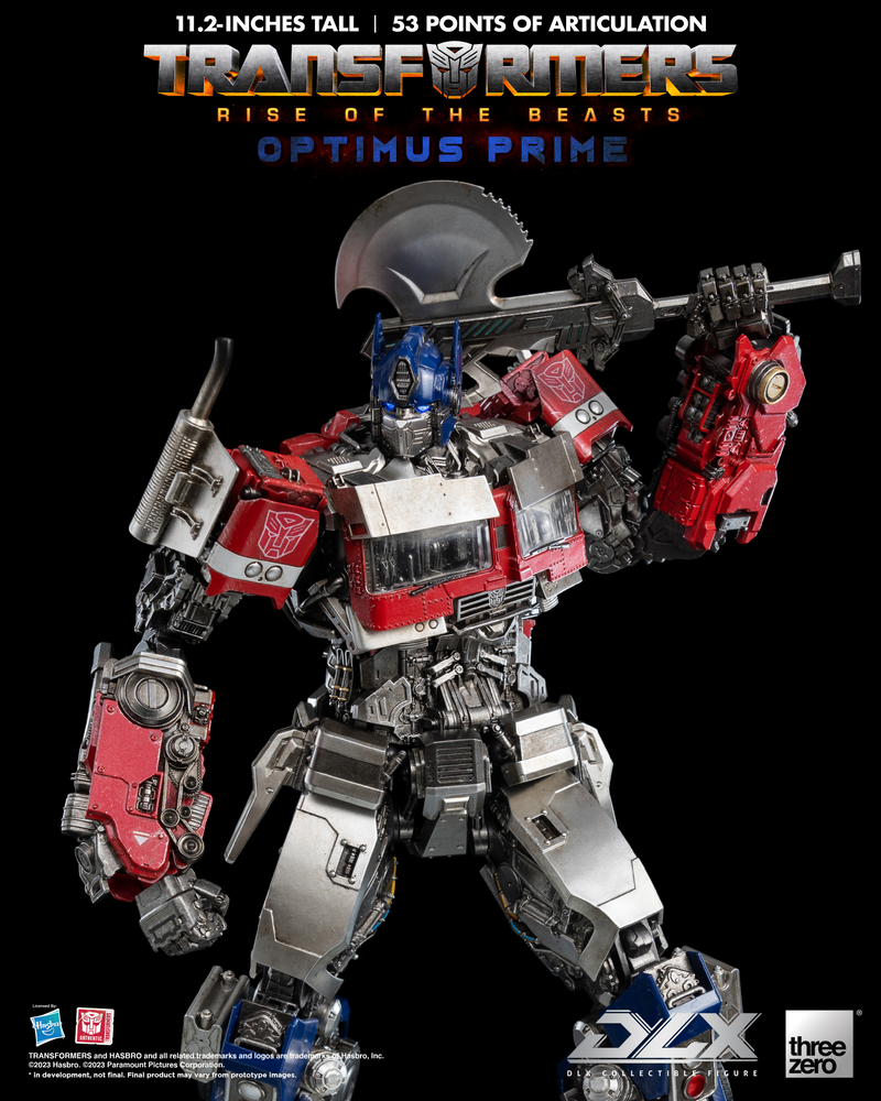 Three Zero - Transformers: Rise of the Beasts - DLX Optimus Prime (preorder Q1 2024) - Collectables > Action Figures > toys -  ThreeZero