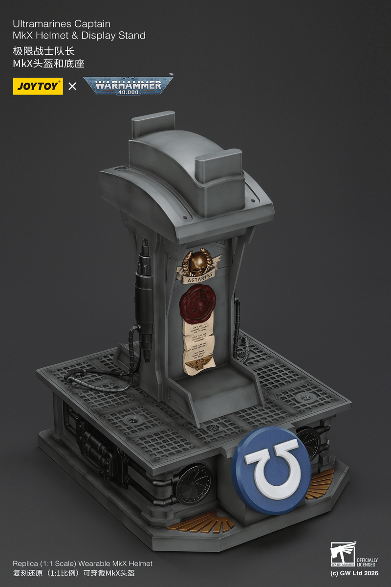 JOYTOY - Ultramarines Captain MkX Helmet & Display Stand (Preorder Q3 2026) - Action & Toy Figures -  Joy Toy