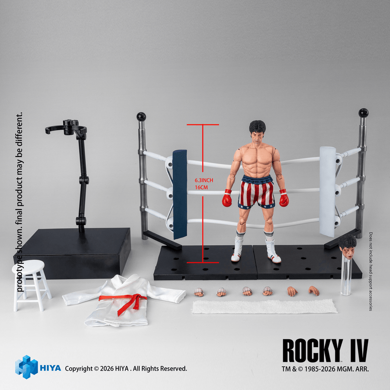 Rocky IV - Rocky Boxer Version 1/12 Scale Action Figure (Preorder Q1 2027) - Collectables > Action Figures > toys -  HIYA TOYS