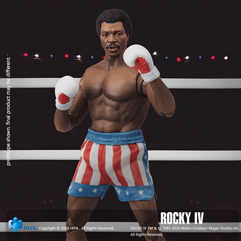 Rocky IV - Apollo Creed 1/12 Scale Action Figure (Preorder Dec 2026) - Collectables > Action Figures > toys -  HIYA TOYS