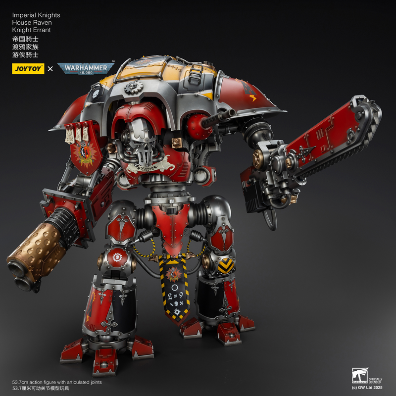 Warhammer 40K - Imperial Knights - House Raven Knight Errant (Preorder December 2025) - Collectables > Action Figures > toys -  Joy Toy