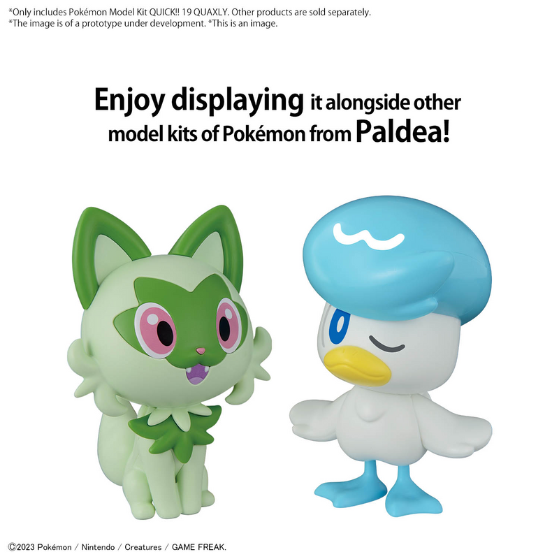 Pokemon Model Kit Quick!! 19 Quaxly - Model Kit > Collectable > Gunpla > Hobby -  Bandai