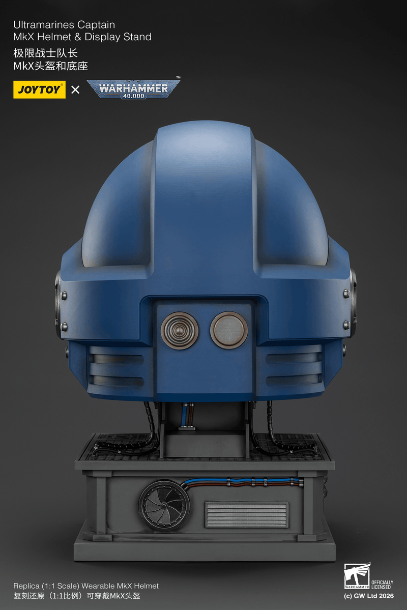 JOYTOY - Ultramarines Captain MkX Helmet & Display Stand (Preorder Q3 2026) - Action & Toy Figures -  Joy Toy