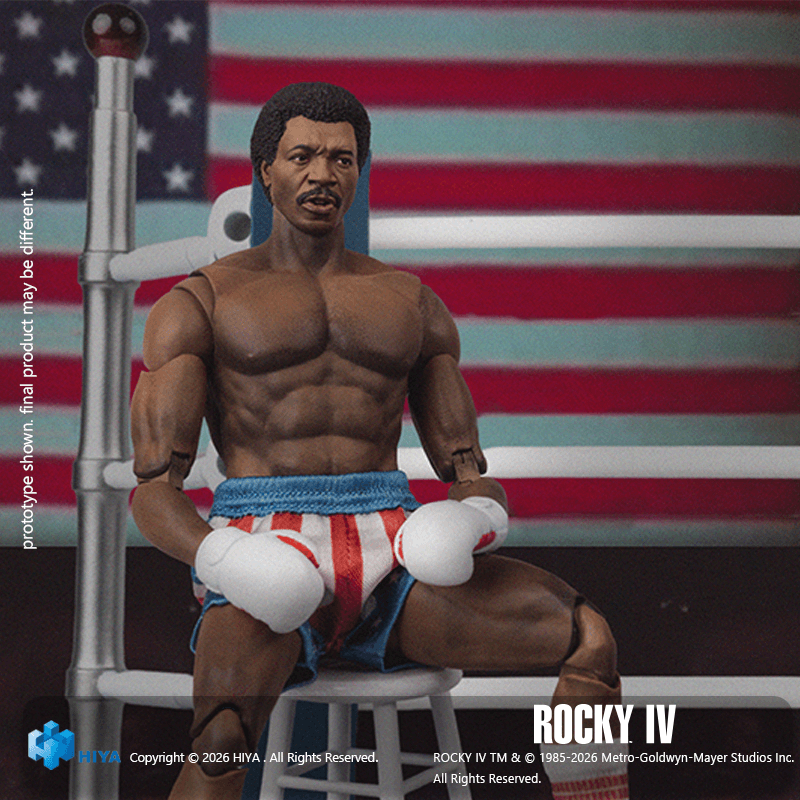 Rocky IV - Apollo Creed 1/12 Scale Action Figure (Preorder Dec 2026) - Collectables > Action Figures > toys -  HIYA TOYS
