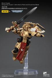 JoyToy - Warhammer 40K - Blood Angels - Sanguinary Guard 1 with Inferno Pistol and Encarmine Blade - Collectables > Action Figures > toys -  Joy Toy