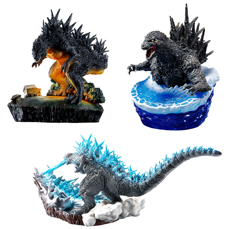 Petitrama EX - Godzilla -1.0 From 0 To -1 Set (With Gift) - statue -  Bandai