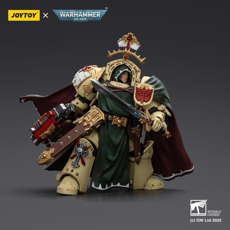 JoyToy - Warhammer 40K - Dark Angels - Belial, Grand Master of the Deathwing with the Sword of Silence and Storm Bolter - Collectables > Action Figures > toys -  Joy Toy