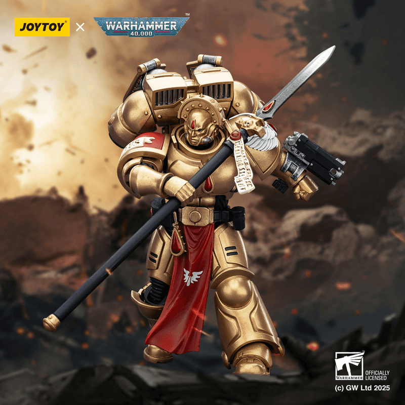 JoyToy - Warhammer 40K - Blood Angels - Sanguinary Guard 2 with Angelus Boltgun and Encarmine Spear - Collectables > Action Figures > toys -  Joy Toy