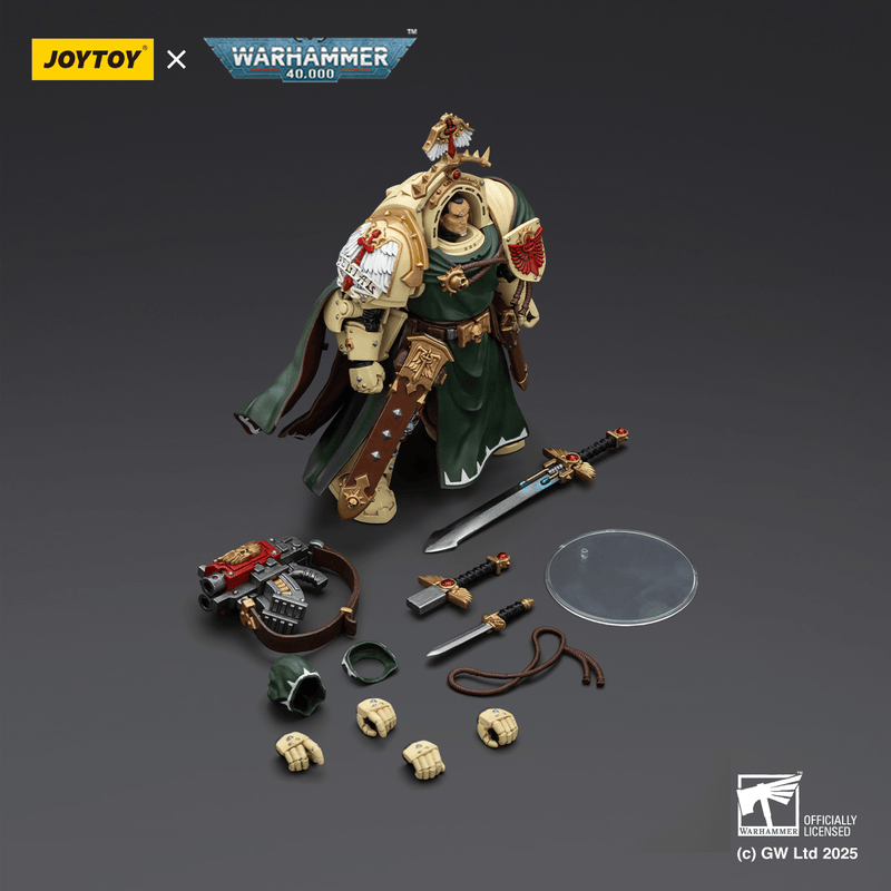 JoyToy - Warhammer 40K - Dark Angels - Belial, Grand Master of the Deathwing with the Sword of Silence and Storm Bolter - Collectables > Action Figures > toys -  Joy Toy