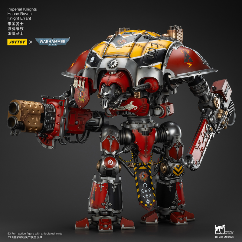 Warhammer 40K - Imperial Knights - House Raven Knight Errant (Preorder December 2025) - Collectables > Action Figures > toys -  Joy Toy